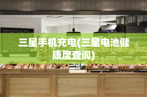 三星手机充电(三星电池健康度查询)