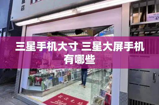 三星手机大寸 三星大屏手机有哪些