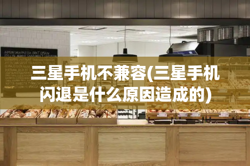 三星手机不兼容(三星手机闪退是什么原因造成的)-第1张图片-星选测评