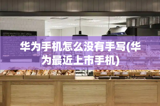 华为手机怎么没有手写(华为最近上市手机)-第1张图片-星选测评