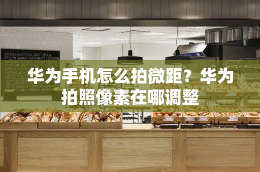 华为手机怎么拍微距？华为拍照像素在哪调整-第1张图片-星选测评