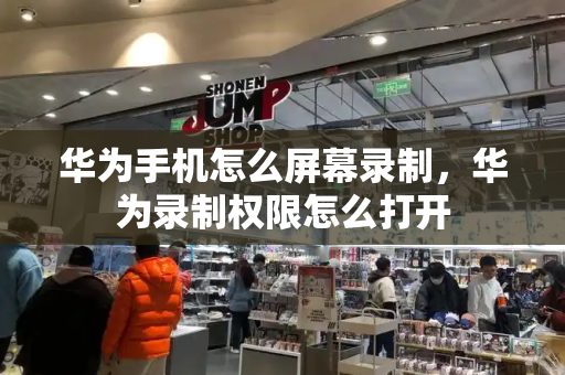 华为手机怎么屏幕录制，华为录制权限怎么打开-第1张图片-星选测评