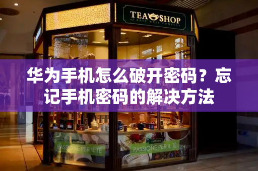 华为手机怎么破开密码？忘记手机密码的解决方法-第1张图片-星选测评