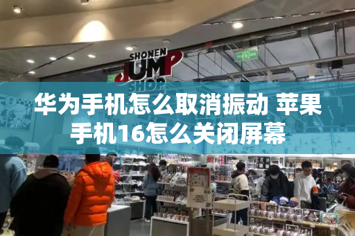 华为手机怎么取消振动 苹果手机16怎么关闭屏幕-第1张图片-星选测评