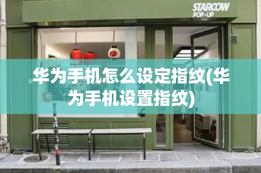 华为手机怎么设定指纹(华为手机设置指纹)-第1张图片-星选测评