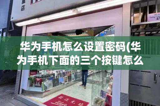 华为手机怎么设置密码(华为手机下面的三个按键怎么调出来)-第1张图片-星选测评