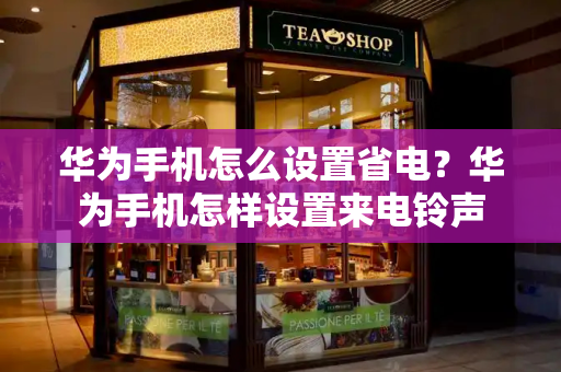 华为手机怎么设置省电？华为手机怎样设置来电铃声-第1张图片-星选测评