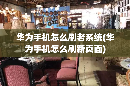 华为手机怎么刷老系统(华为手机怎么刷新页面)-第1张图片-星选测评