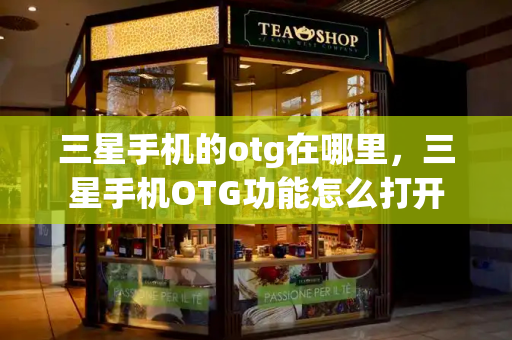 三星手机的otg在哪里，三星手机OTG功能怎么打开-第1张图片-星选测评