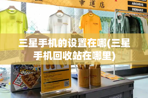 三星手机的设置在哪(三星手机回收站在哪里)