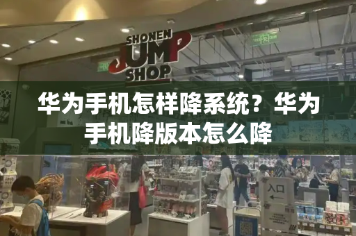 华为手机怎样降系统？华为手机降版本怎么降
