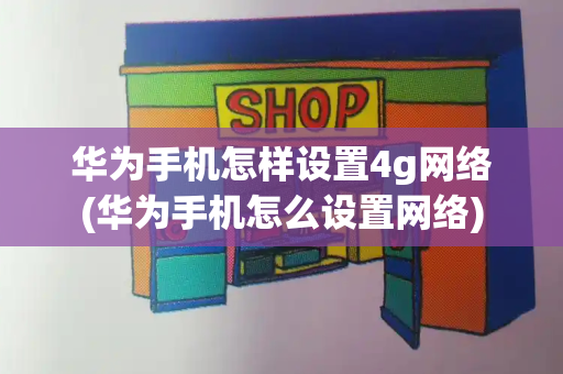 华为手机怎样设置4g网络(华为手机怎么设置网络)-第1张图片-星选测评