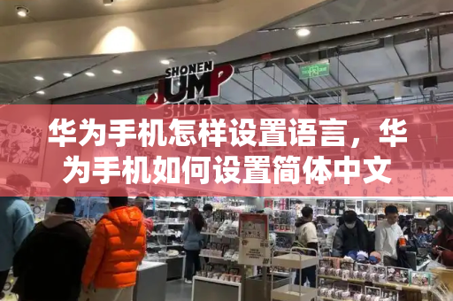 华为手机怎样设置语言，华为手机如何设置简体中文-第1张图片-星选测评