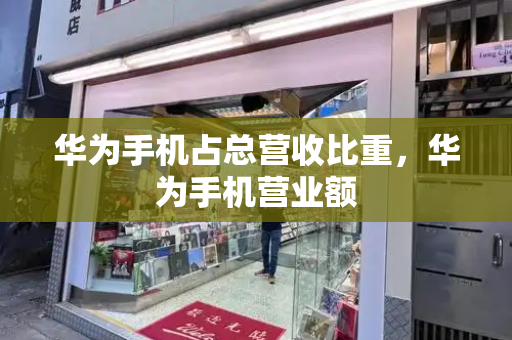 华为手机占总营收比重，华为手机营业额-第1张图片-星选测评