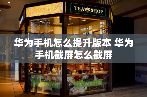 华为手机怎么提升版本 华为手机截屏怎么截屏-第1张图片-星选测评