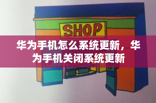 华为手机怎么系统更新，华为手机关闭系统更新-第1张图片-星选测评