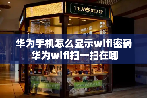 华为手机怎么显示wifi密码 华为wifi扫一扫在哪
