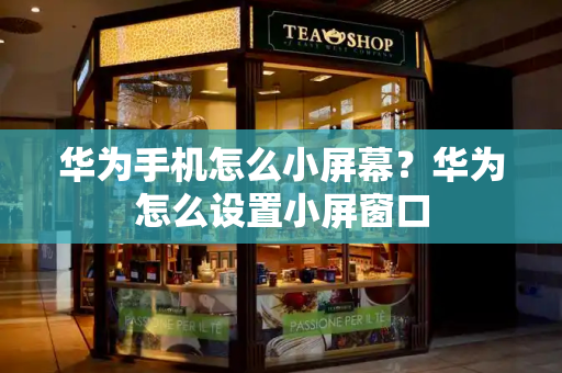 华为手机怎么小屏幕？华为怎么设置小屏窗口-第1张图片-星选测评