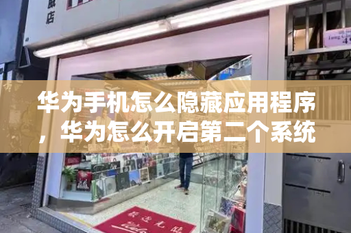 华为手机怎么隐藏应用程序，华为怎么开启第二个系统空间-第1张图片-星选测评