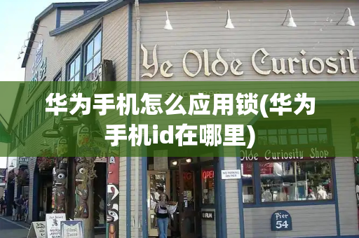 华为手机怎么应用锁(华为手机id在哪里)